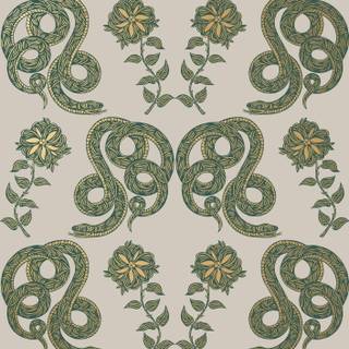 Golden snake wallpaper