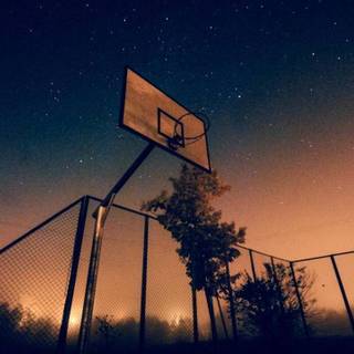 Sunset basketball wallpaper