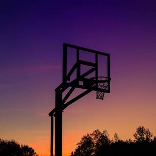 Sunset basketball wallpaper