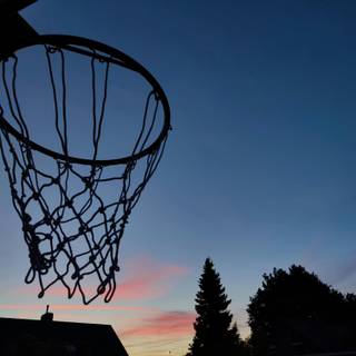 Sunset basketball wallpaper