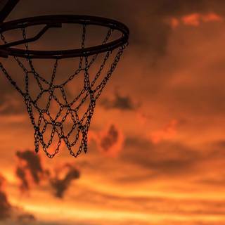 Sunset basketball wallpaper