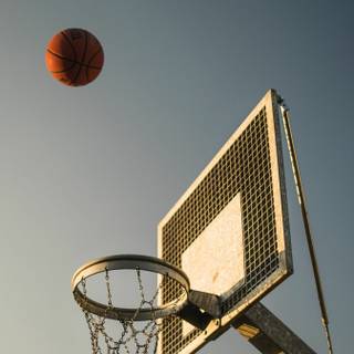 Sunset basketball wallpaper