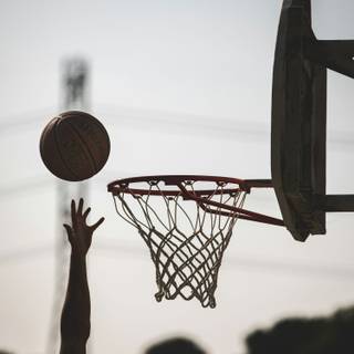 Sunset basketball wallpaper