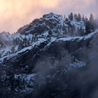 Portrait 8k winter wallpaper