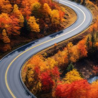 Autumn forest iPhone 4k wallpaper