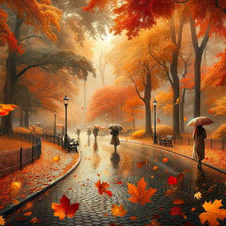 Artistic autumn 4k wallpaper