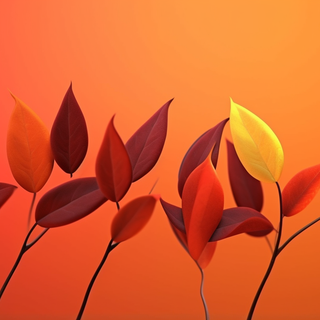 Autumn season minimalist wallpaper