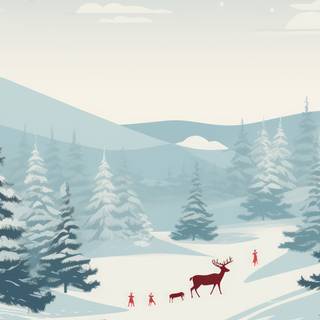 Winter aesthetic 4k wallpaper