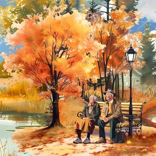 Artistic autumn 4k wallpaper