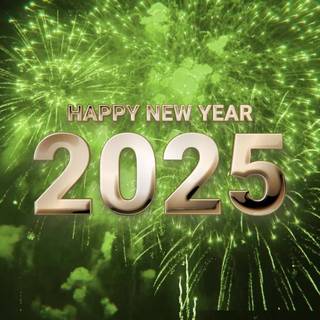2025 New Year HD wallpaper