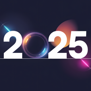 2025 New Year HD wallpaper