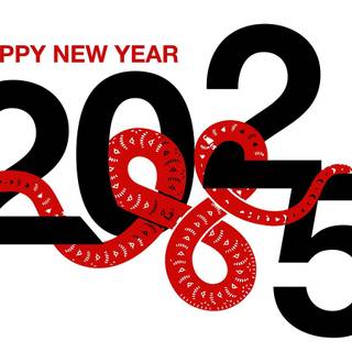 2025 New Year HD wallpaper