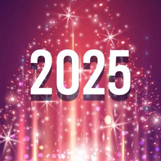 2025 New Year HD wallpaper