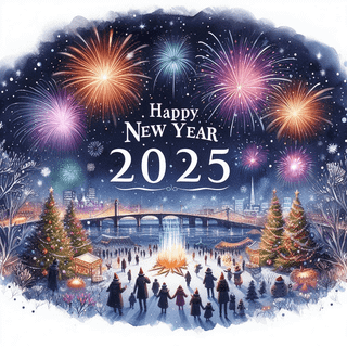 2025 New Year HD wallpaper