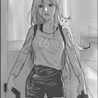 Chainsaw Man girl wallpaper