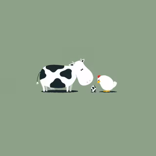 Cow PC wallpaper