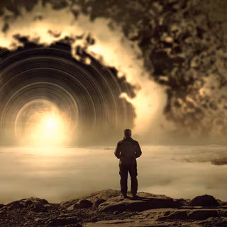 Dark scifi wallpaper