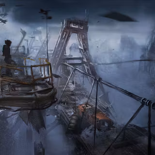 Dark scifi wallpaper