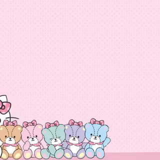 Hello Kitty pastel Chromebook wallpaper