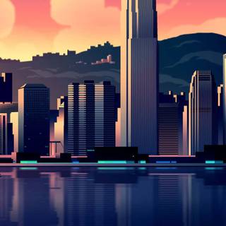 Desktop 16 bits wallpaper