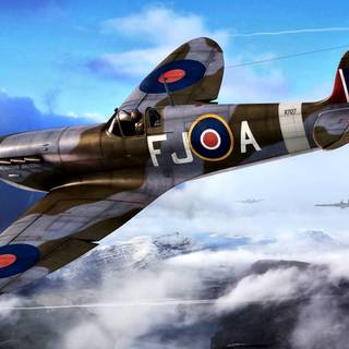 Spitfire 4k wallpaper