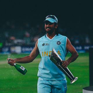 Vintage Dhoni wallpaper