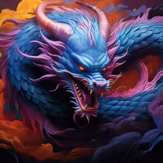 Purple dragon 4k wallpaper