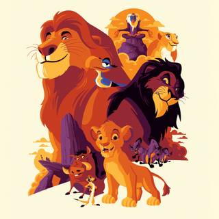 King lion 4k wallpaper