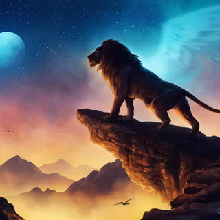 King lion 4k wallpaper