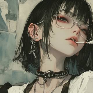 Anime emo 4k wallpaper