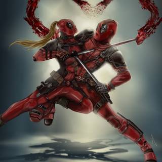 Lady Deadpool 4k wallpaper