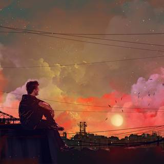 4k desktop alone wallpaper