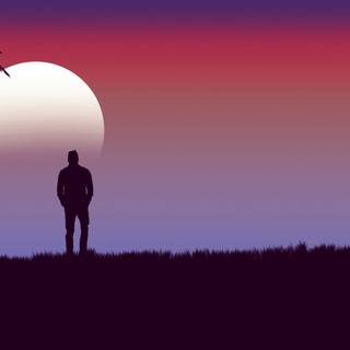 4k desktop alone wallpaper