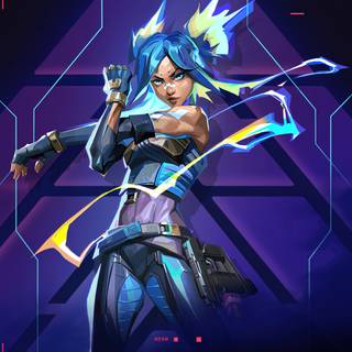 Blue 4k gaming wallpaper