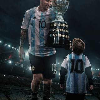 Leo Messi iPhone wallpaper