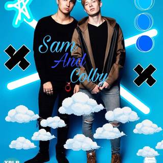 Sam and Colby phone wallpaper