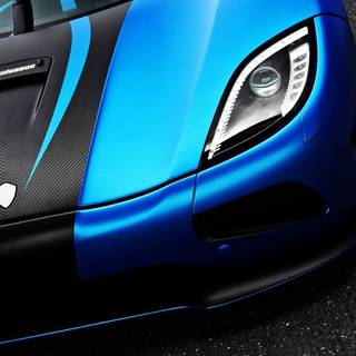 Koenigsegg Jesko Absolut blue wallpaper