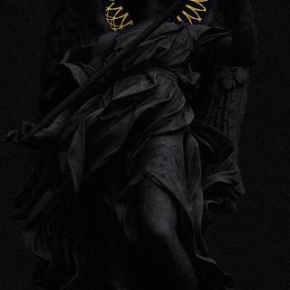 iPhone 16 black wallpaper