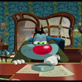 Oggy desktop wallpaper