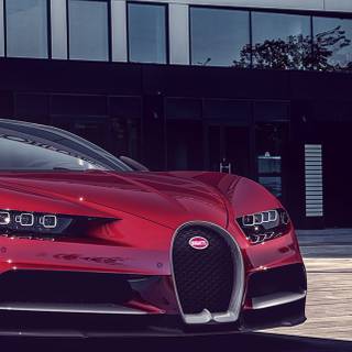 Bugatti logo iPhone wallpaper