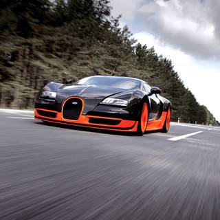 Bugatti logo iPhone wallpaper