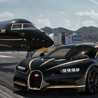 Bugatti logo iPhone wallpaper