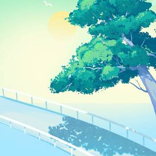 Aesthetic scenery phone wallpaper