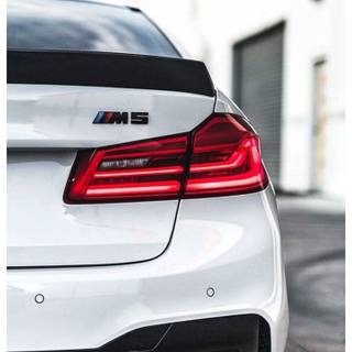 BMW M5 white wallpaper