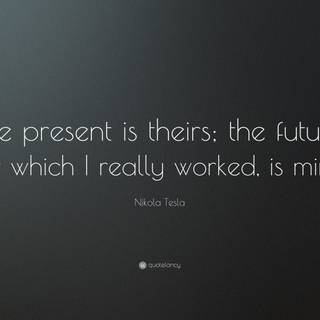 Nikola Tesla quotes wallpaper