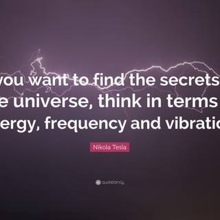 Nikola Tesla quotes wallpaper