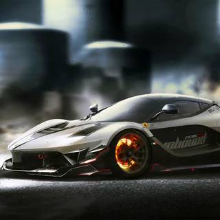 Dark Ferrari wallpaper