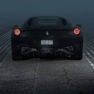 Dark Ferrari wallpaper