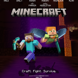 Minecraft movie wallpaper