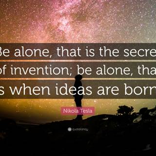 Nikola Tesla quotes wallpaper